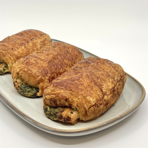 Spinazie ricotta broodje