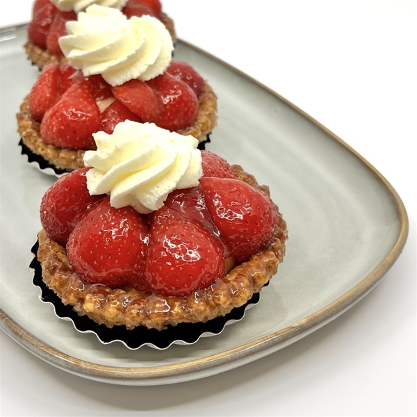 Aardbeivlaaitje met