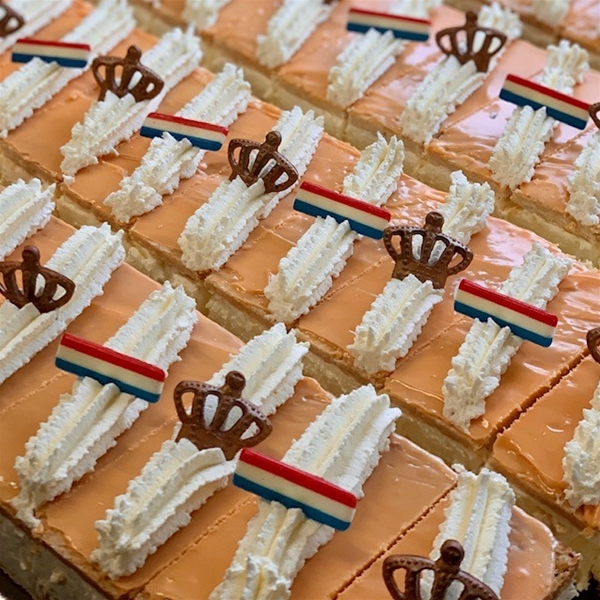 Oranje tompouce