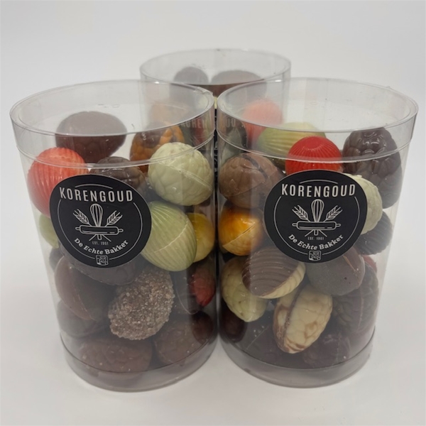 Chocolade eitjes gevuld groot
