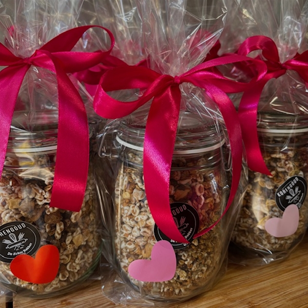 Weckpot met granola